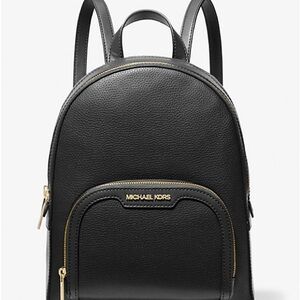 Michael Kors Jaycee Medium Pebbled Leather Backpack